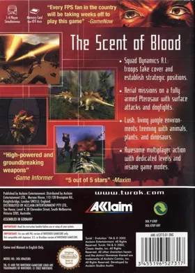 Turok - Evolution box cover back